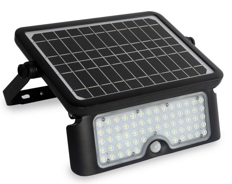 PROIETTORE SOLARE 1150LM 10W 4000K NERO